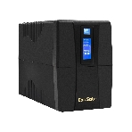 Источник бесперебойного питания ExeGate Power Smart ULB-1000.LCD.AVR.2SH 1000VA/550W, LCD, AVR, 2*Schuko, черный, фото3