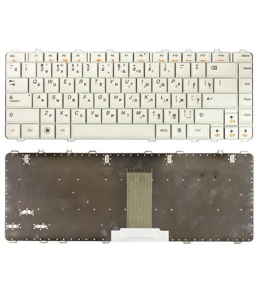 Клавиатура для ноутбука Lenovo IdeaPad Y450 Y450A Y450G Y550 Y550A Y460 Y560 B460 белый