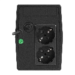 Источник бесперебойного питания ExeGate Power NB-650.LED.AVR.2SH (650VA/390W, LED, AVR, 2*Schuko, батарея 12V 7Ah, черный), фото5