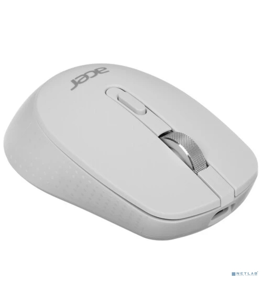Мышь беспроводная Acer OMR310 светло-серый, 1600 dpi, радиоканал, Bluetooth, USB, кнопки - 7