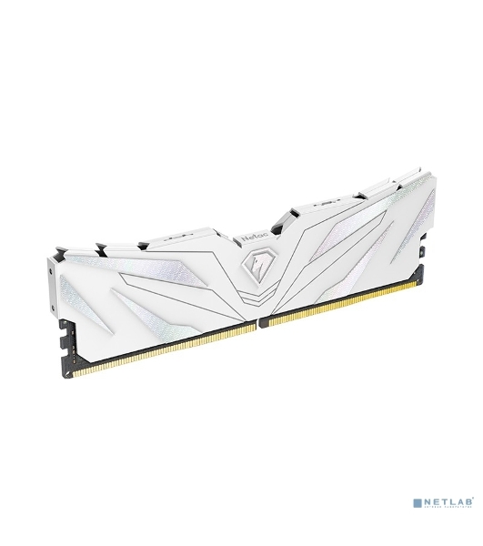 Оперативная память NETAC, DDR5, 16Gb (1x16Gb), 4800MHz, CL40, DIMM, с радиаторами, белый