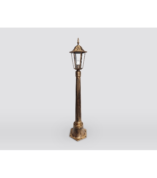 Светильник Ambrella light ST2039 GD/BK/CL золото/черный/прозрачный IP54 E27 max 40W D150*1100