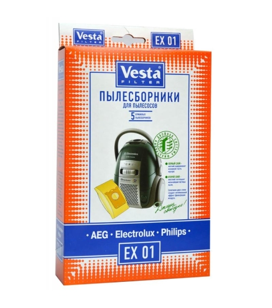 Комплект пылесборников Vesta EX 01 Philips