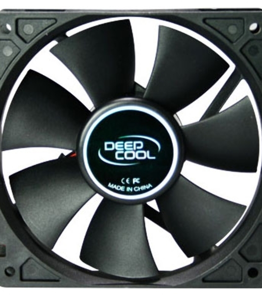 Вентилятор для корпуса DEEPCOOL XFAN 120 черный, 120 мм, 1300 об/мин, 23.7 дБ, 3 pin