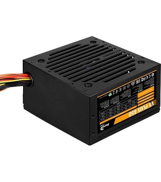 Блок питания Aerocool/Formula VX-650 PLUS, 650Вт, 120мм, черный
