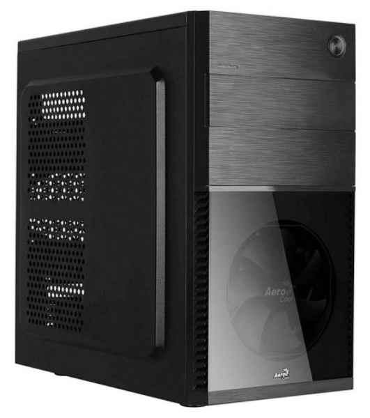Компьютерный корпус Aerocool/Formula Cs-105, mATX, без БП, 187x361x355мм (ШxГxВ), USB 3.0 x1, USB 2.0 x1, металл 0,5мм, 120-мм вентилятор в комплекте, черный
