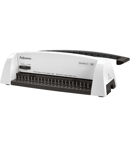 Переплетчик Fellowes Starlet 2+ (FS-52279) A4/перф.12л.сшив/макс.120л./пластик.пруж. (6-16мм)