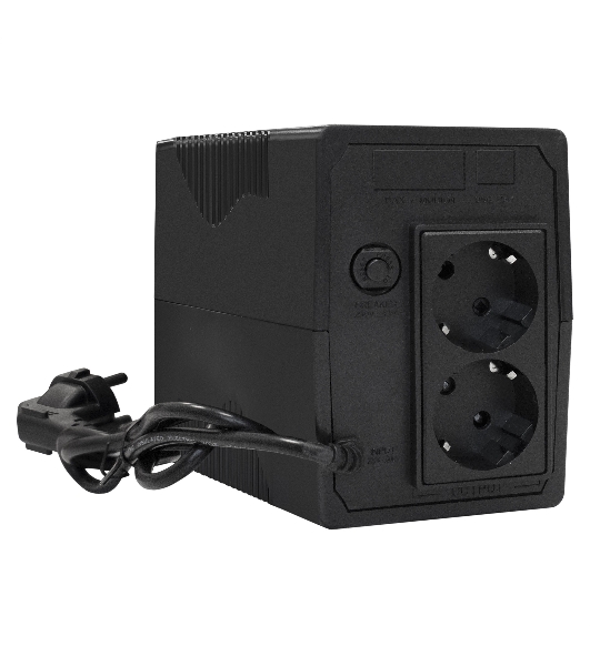 Источник бесперебойного питания ExeGate Power Smart ULB-1000.LCD.AVR.2SH 1000VA/550W, LCD, AVR, 2*Schuko, черный