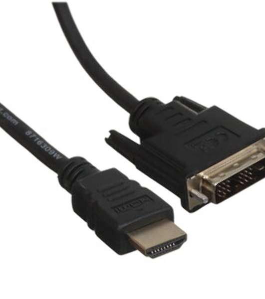 Адаптер (переходник) Gembird HDMI-DVI A-HDMI-DVI-1, 19M/19M, золотые разъемы, пакет