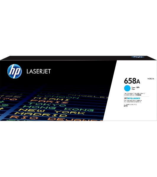 Картридж лазерный HP 658A W2001A голубой для HP CLJ Enterprise M751 (6000 стр.)