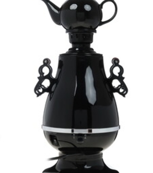Самовар Centek CT-0091 B (черн+рисунок), 4.0л, 2300 Вт, поддерж.t + LED индикатор, керам заварник