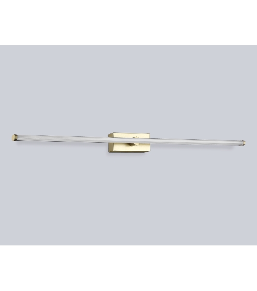 Настенный светодиодный светильник Ambrella light FL6124 GD золото 14W 3000K-6400K 610*45*80