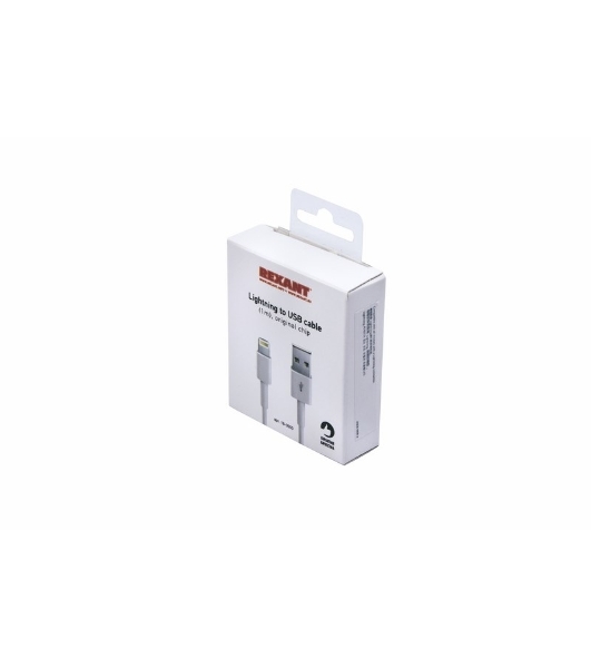 Кабель USB Rexant для iPhone 5/6/7 моделей ОРИГИНАЛ (чип MFI) 1 м белый