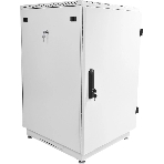 Шкаф коммутационный ЦМО (ШТК-М-24.6.6-3ААА) напольный 24U 600x600 мм пер. дв. металл 2 бок. пан. металл 700 кг серый 455 мм 55 кг 1245 мм, фото 1