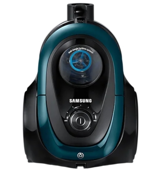 Пылесос Samsung VC18M21C0VN/EV зеленый/черный, 380/1800 Вт, уборка сухой, пылесборник контейнер 1.5 л