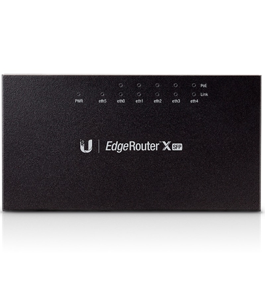 Маршрутизатор UBIQUITI ER-X-SFP 5x Ethernet, 1x SFP, раздача PoE