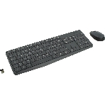 Комплект клавиатура+мышь Logitech MK235 беспроводной, USB, 1000 DPI, серый (заводская гравировка), фото18