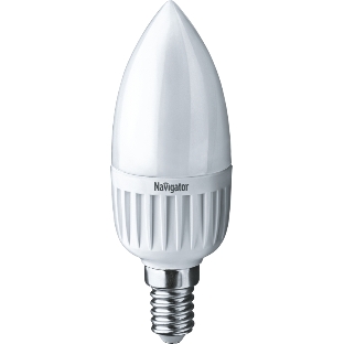 Лампа светодиодная Navigator NLL-P-C37-5-230-2.7K-E14-FR