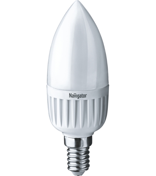 Лампа светодиодная Navigator NLL-P-C37-5-230-2.7K-E14-FR
