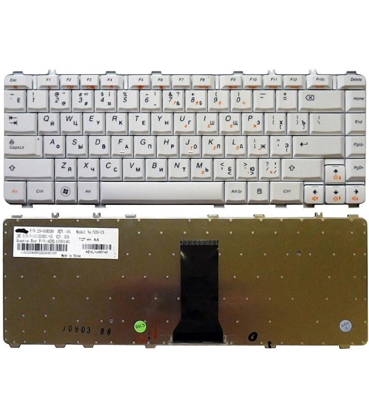 Клавиатура для ноутбука Lenovo IdeaPad Y450 Y450A Y450G Y550 Y550A Y460 Y560 B460 белый
