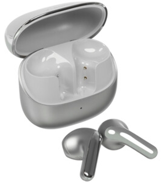 Наушники TWS Xiaomi Buds 5 серый, вкладыши, Bluetooth, активное шумоподавление, до 6 ч