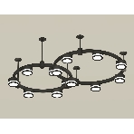 Светильник Ambrella light XR92221003/13 SBK/FR черный песок/белый матовый GX53 (A9222, A9227, C9238, C9232, N8415), фото3