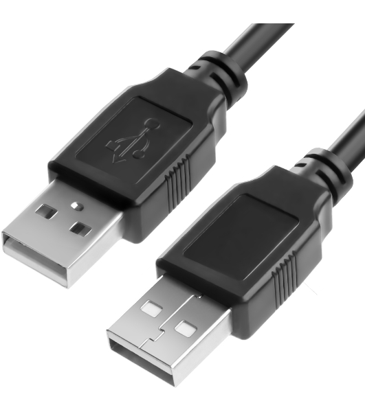 Кабель Greenconnect 0.5m USB 2.0, AM/AM, черный, 28/28 AWG, экран, армированный, морозостойкий