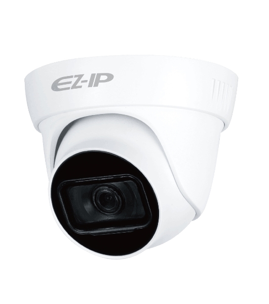 Видеокамера HDCVI EZ-IP EZ-HAC-T5B20P-A-0280B купольная, 1/2.7' 2Мп КМОП, 2.8мм фиксированный объектив, 4в1(CVI/TVI/AHD/CVBS), IP67