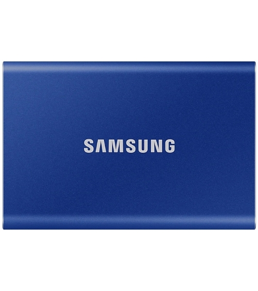 Внешний SSD Samsung T7, 2TB, USB 3.2 Gen 2 Type-C, R/W 1050/1000, синий