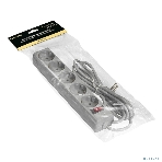 Сетевой фильтр Exegate SP-5-5G (5 розеток, 5 м, евровилка, серый), фото2