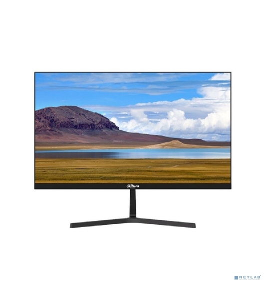 Монитор 23.8' Dahua DHI-LM24-B200S VA 1920x1080, 100 Гц, 5 мс, 16:9, 250 кд/м², 1xHDMI, 1xVGA, динамики, черный