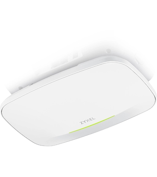 Точка доступа Zyxel NebulaFlex NWA130BE, WiFi 7, 802.11a/b/g/n/ac/ax/be (2,4 и 5 ГГц), MU-MIMO, антенны 2x2, до 688+4320 Мбит/с, 2xLAN 2.5GE, PoE