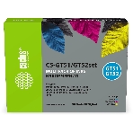 Чернила Cactus CS-GT51/GT52SET (1х90 мл, 3х70 мл) голубой/пурпурный/желтый/черный набор для HP Ink Tank 110/115/116/118/310/315/316/318/319/515/615;Wireless 410/411/415/416/418/419;GT 5810/5820/5812/5822, фото 1