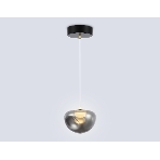 Подвесной светодиодный светильник Ambrella light LH12001 BK/GD/SM черный/золото/дымчатый 6W 3000K D180*145, фото7