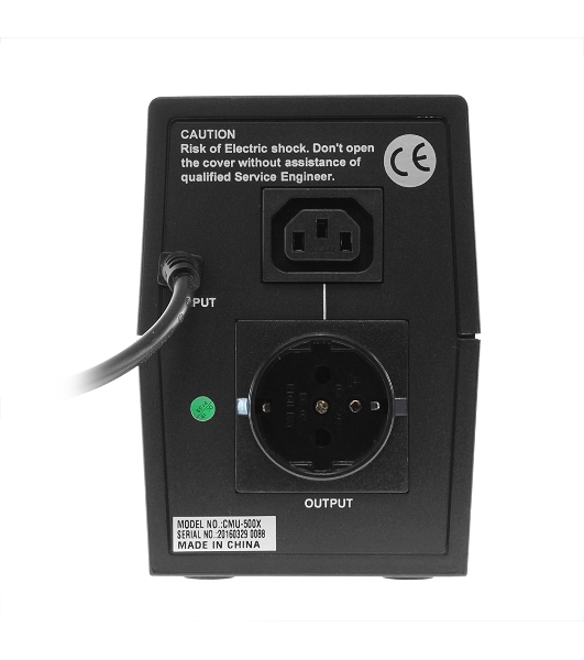 Источник бесперебойного питания Crown CMU-500X / 480 ВА / 240 Вт / Euro + IEC-320