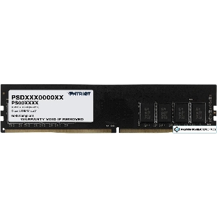 Оперативная память Patriot Signature, DDR4, 8GB (1x8 GB), 3200 MHz, CL22, DIMM