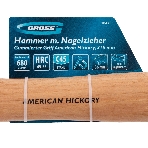 Молоток-гвоздодер Gross AMERICAN HICKORY 680 г, угол 75, магнит, обрезиненная рукоятка, фото 1