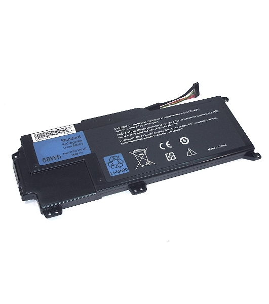 Аккумуляторная батарея для ноутбука Dell XPS 14Z 14.8V 58Wh черный OEM