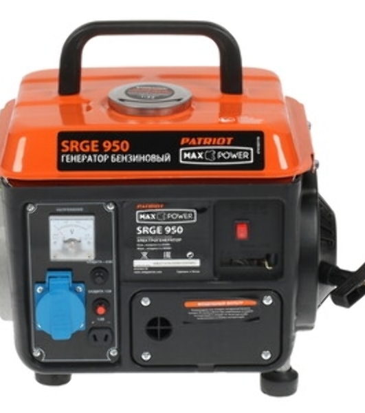 Электрогенератор бензиновый Patriot Max Power SRGE 950, 0.8 кВт, 60 дБ, 16 кг