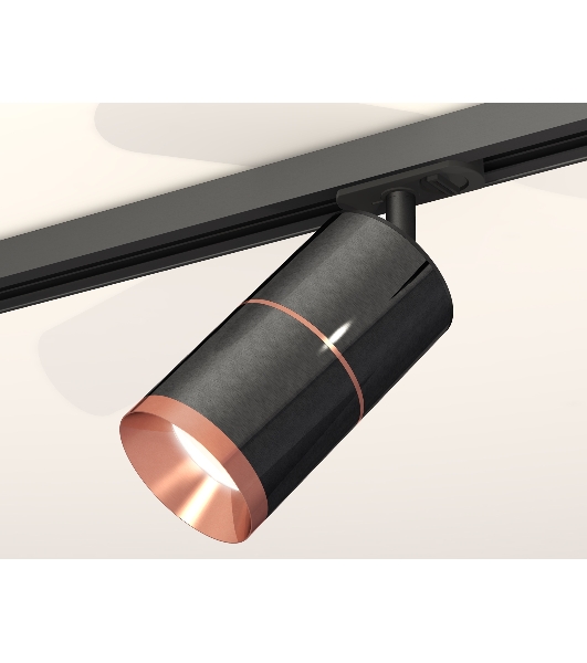 Светильник Ambrella light XT7403002 DCH/PPG/SBK черный хром/золото розовое полированное/черный песок MR16 GU5.3