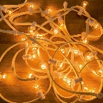 Гирлянда Neon-night LED Galaxy Bulb String 10м, белый каучук, 30 лампx6 LED теплый белый, влагостойкая IP65, фото 1