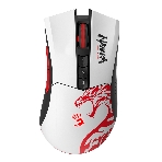 Мышь беспроводная A4Tech Bloody R90 Plus Naraka белый, 5000 dpi, радиоканал, USB, кнопки - 8, фото30