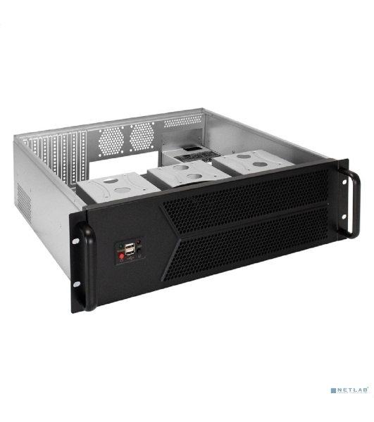 Серверный корпус ExeGate Pro 3U450-12 (RM 19', высота 3U, глубина 450, БП 2U-800ADS, 2*USB)