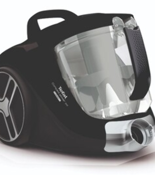 Пылесос Tefal Compact Power XXL TW4825EA черный, 550 Вт, уборка сухая, пылесборник контейнер 2.5 л