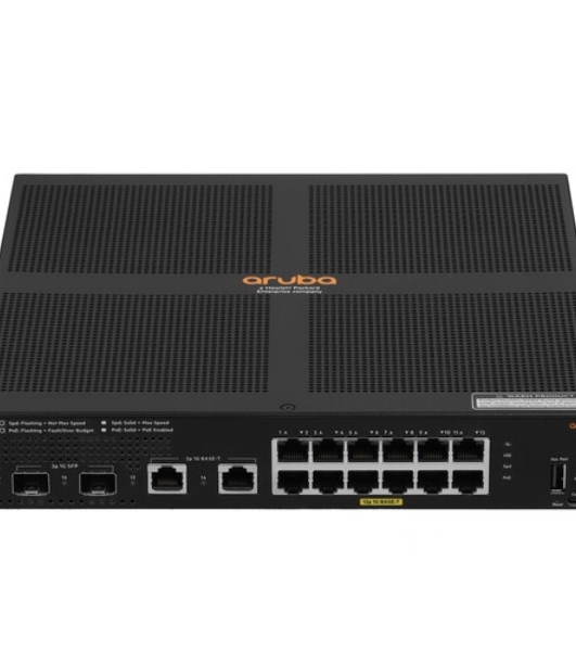 Коммутатор HPE Aruba 6000 R8N89A#ABB 2SFP 12PoE 139W управляемый