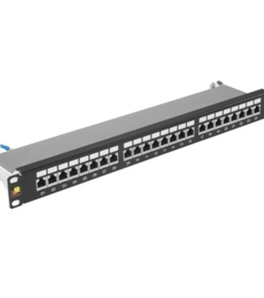 Патч-панель Lanmaster LAN-PPL24S5E 19' 1U 24xRJ45 кат.5e