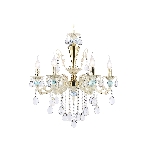 Светильник Ambrella light TR4923/6 GD/WH/BL золото/белый/голубой E14*6 max 40W D600*620, фото7