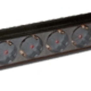 Блок розеток 19' 8 шт., 10A 250V, без шнура питания