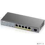 Коммутатор Zyxel GS1350-6HP, 4xGE PoE+, 1xGE PoE++ (802.3bt), 1xSFP, бюджет PoE 60 Вт, дальность передачи питания до 250 м, автоперезагрузка PoE-портов, повышенная защита от перенапряжений и электростатических р, фото8
