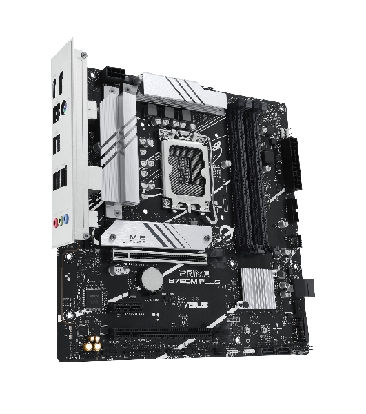 Материнская плата ASUS PRIME B760M-PLUS, LGA 1700, Intel B760, 4xDDR5, 4xSATA, 2xM.2, 1xPCIe 4.0 x4, 1xPCIe x1, 1xDP, 1xHDMI, 1x 2.5Gb LAN, 2xUSB-A 3.2 Gen 2, 4xUSB-A 2.0, 3x3.5 мм, 7.1, mATX